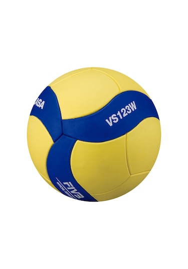 Mikasa VS123W No 5 Yapıştırma Voleybol Topu Mavi Sarı Mavi - Sarı