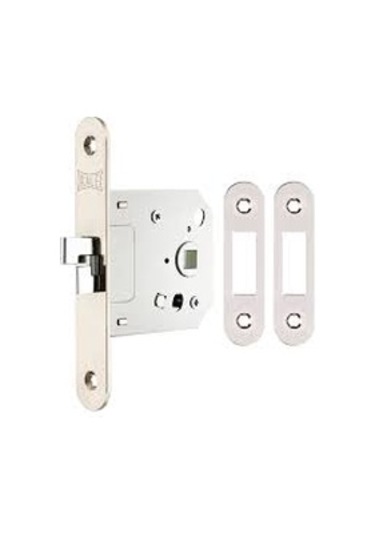 Kale Kilit Koldan Kilitlemeli Banyo-wc Kilidi Oval 179 Wc 50 Mm Nikel