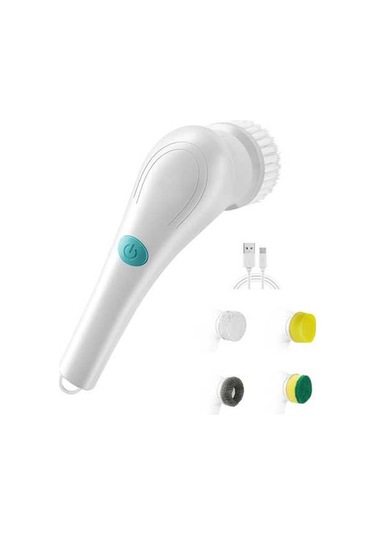 Createtech Temizleme Tam Su Springsun Pil Lityum İşlevli Ipx7 Gövde Geçirmez Fırçası Fırça Elektrikli Dahili Çok Başlığı 5 Ou