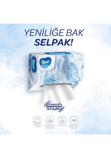 Selpak El ve Yüz Havlusu Kutulu 10 x 80 Yaprak