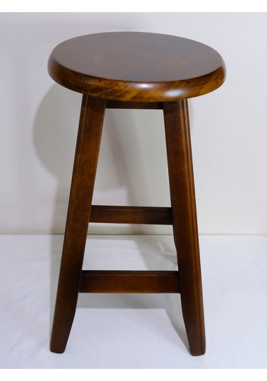 Ahşap Tabure 45 Cm Şık Ve Dayanıklı Ceviz