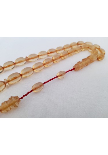 Şefaf Renk Sıstemli Takımlı Ateş Kehribar Tesbih..ölçü 8,5 X 11.5