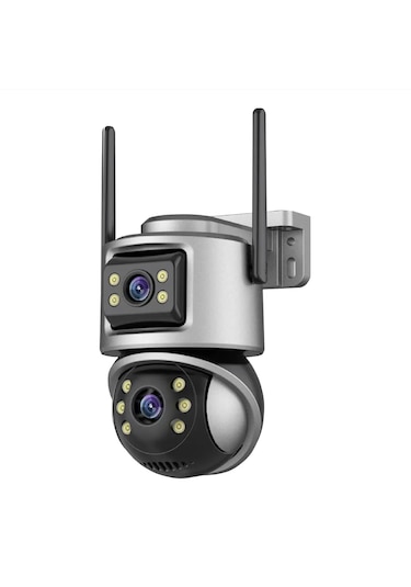 8mp Wifi Ptz Kameralar Dış Mekan 4k Çift Lens Çift Ekran Otomatik