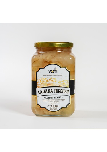 Vafi Turşu Serisi Lahana Turşusu 1000cc-500gr-5421