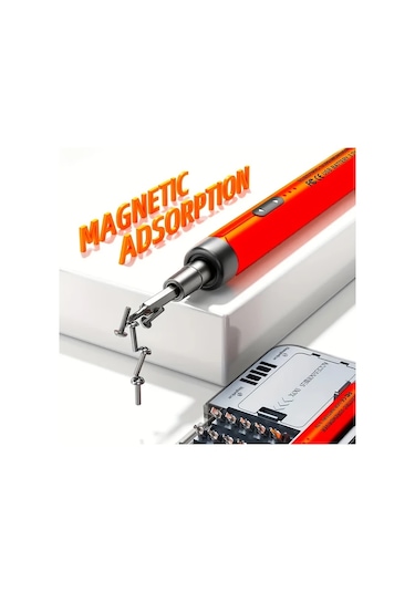 Honeybeeshop 46 İn 1 Siyah Mini Usb Şarj Edilebilir Lityum Pil Yüksek Torklu Elektrikli Tornavida Seti Ev Tamir Bilgisayar Telefon İçin