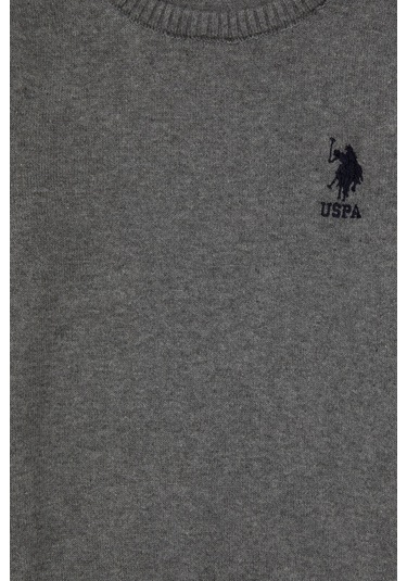 U.s. Polo Assn. Erkek Çocuk Gri Melanj Kazak /triko 50307845-vr086 Gri Melanj