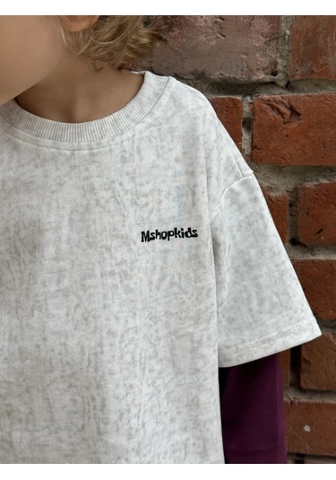 Love İs Baby Oversized Çocuk 2025 Yıpranmış Uzun Kollu/sweatshirt/kapüşonlu Üst 465738618 Gri