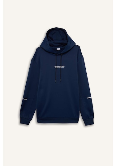 Defacto Defactofit Standart Fit Kapüşonlu Sporcu Sweatshirt D3736ax25wnnv248 Lacivert Defacto Defactofit Standart Fit Kapüşonlu Sporcu Sweatshirt D3736ax25wnnv248 Lacivert