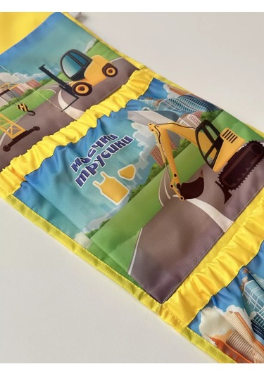 Karmasek21 Timofey Adlı Anaokulu Dolabı İçin İsimli Cepli Askı 232886084 Gri