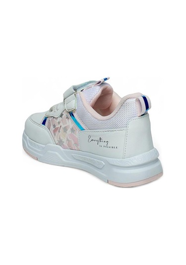 Celira Als Beyaz Pembe Cilt Kız Çocuk Sneaker Spor Ayakkabı Beyaz Pembe