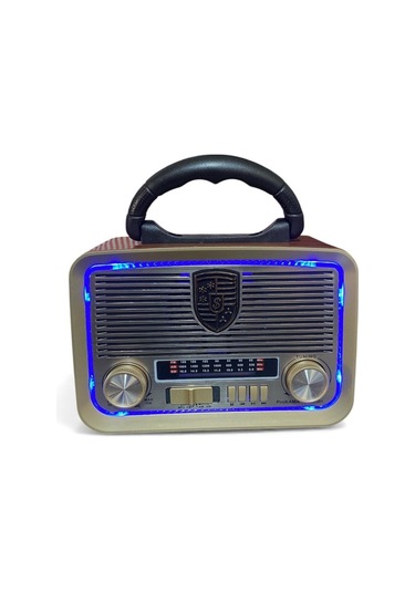 Güneş Panelli 19 Cm 3 Bant Nostajik Usb Bluetooth Radyo 3016