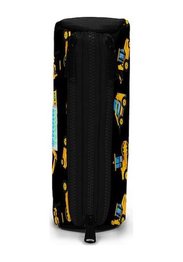 Coral High Kids Siyah Dozer Desenli Üç Bölmeli Kalem Çantası 2232