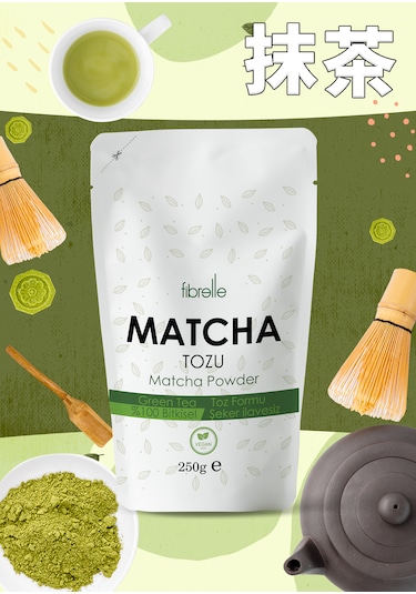 Fibrelle Matcha Saf 250 G