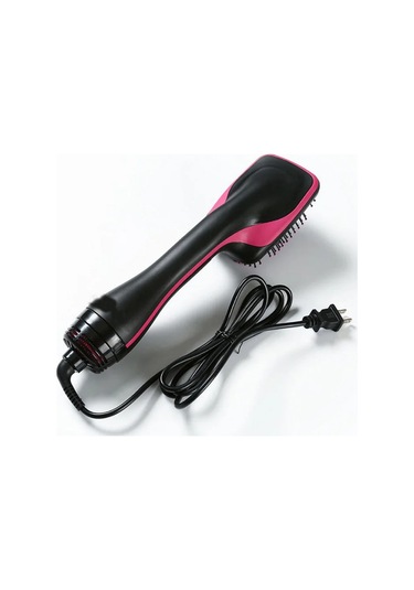 Saç Kurutma Makinesi Tek Adım Elektrikli Sıcak Hava Fırça Seyahat Saç Fırçası Black