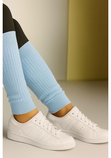 Basic Kalın Pamuk İçerikli Tozluk Mavi