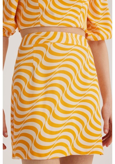 Stella Pulvis Turuncu Mini Etek Turuncu