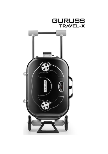 Guruss Travel-x Taşınabilir Mangal Siyah Model:grs40