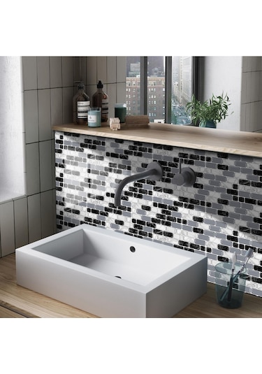 20x10 Cm Modern Su Geçirmez 3d Kiremit Çıkartmalar Vinil Kendinden Yapışkanlı Ev Duvar Dekoru Kabuğu Ve Duvar Sticker Dğ. 56882278 Diğer