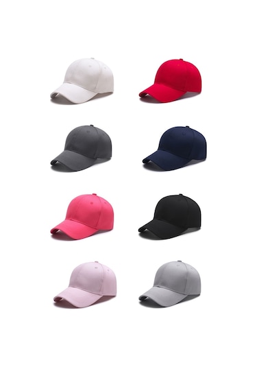 Tek Renk Spor Şapka