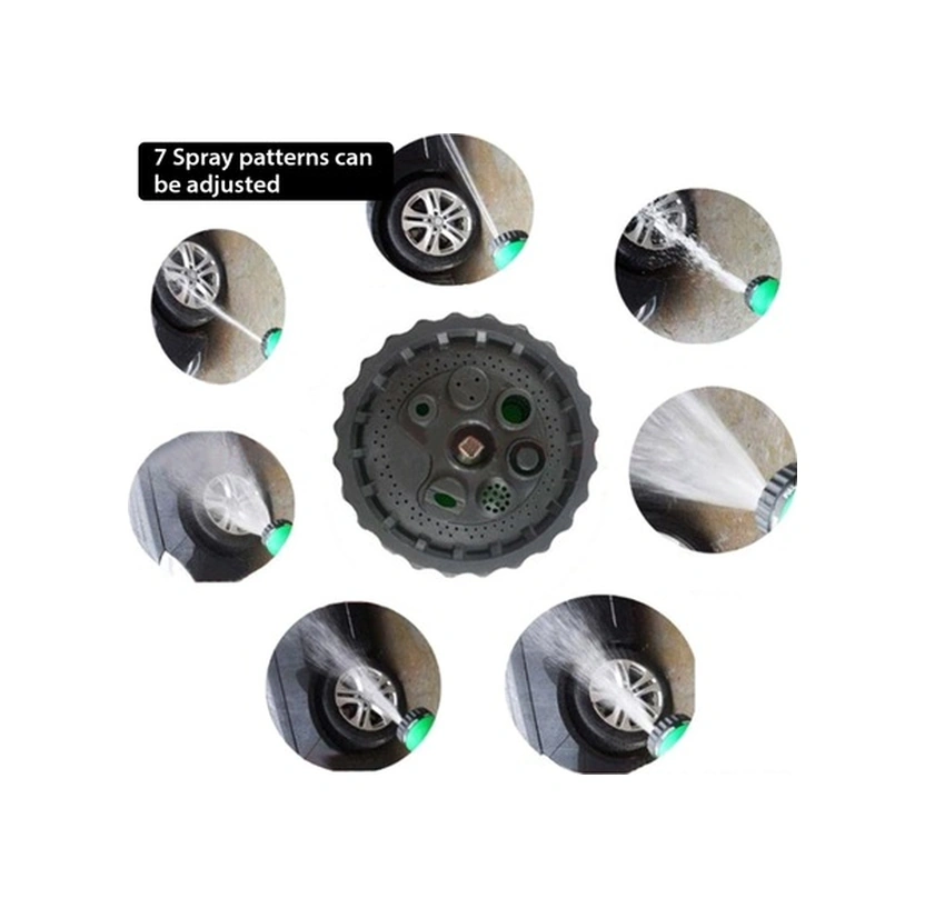 Tongxida Yeşil Plastik Bahçe Sulama Spritzi: 7 Ayarlı, Otomobil Temizliği Ve Tarım Sulama İçin Uygun