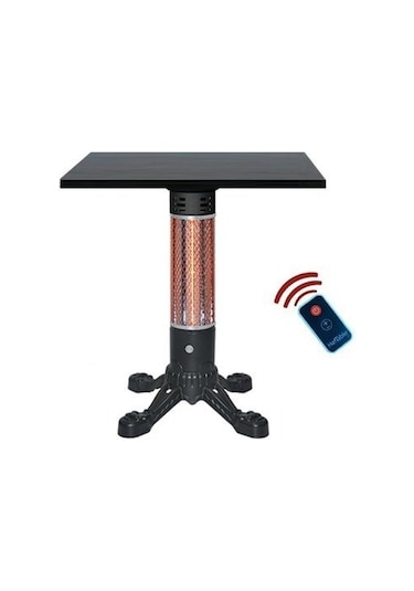 Hottable Tekno Plus 1500 W Uzaktan Kumandalı Isı Kademeli Infrared Isıtıcılı Masa
