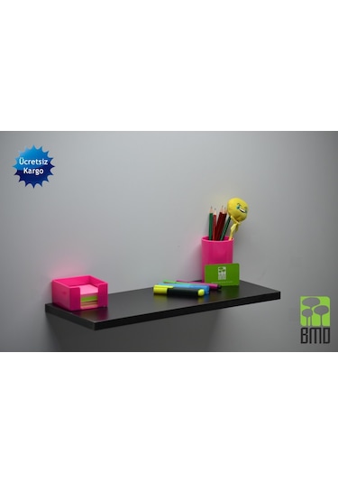 Tekli Duvar Raf Renkli 90Cm