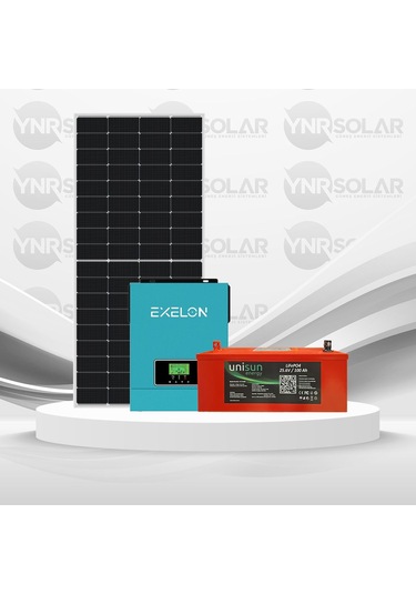 Ynr Solar 3 Kw Mppt Solar Güneş Enerjisi Bağ Evi Paketi Lityumlu