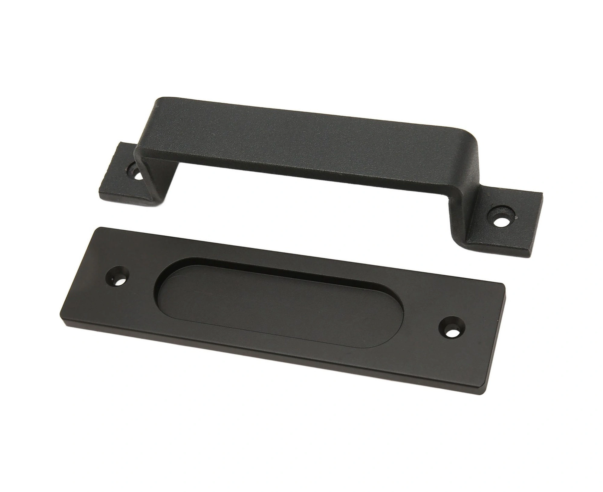 Geeroyoo Alüminyum Alyazı Barn Kapısı Kolu, Çift Taraflı, Uçsuz, Sıkı Tutuş, Kolay Kurulum, Siyah, Garaj/depo Uygulaması 9871, 160mm Diğer