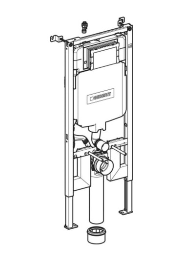 Gömme Rezervuar Sigma 8 Cm 2016 Duofıx 111.796.00.1 Krom