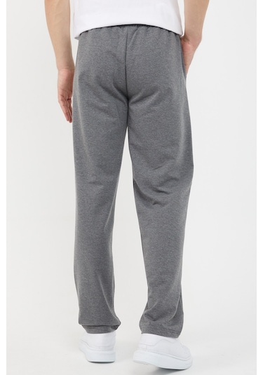 MMetalic Gri Erkek Düz Paça Rahat Kesim Eşofman Altı Antrasit