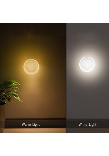 Neevoyu 6 Led Dokunmatik/ Basma Tipi Işık Regülasyonlu Gece Lambası 2800k-3200k Islak Işık - Pil Yok - Ev/ Dormitorio/ Dolap Kullanıma Uygun Sıcak Beyaz