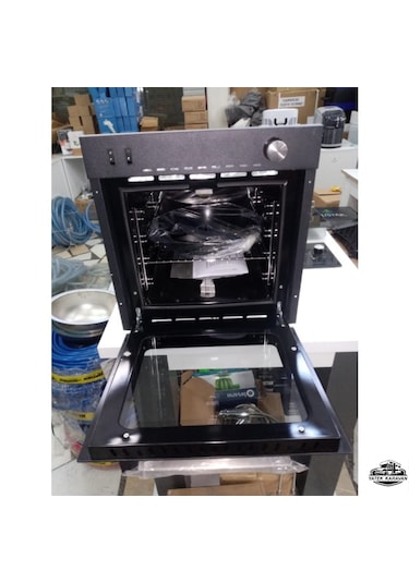 Univercal Lpg Li Fırın Üniversal Tek Brülörlü Yatek Karavan Tekne Siyah