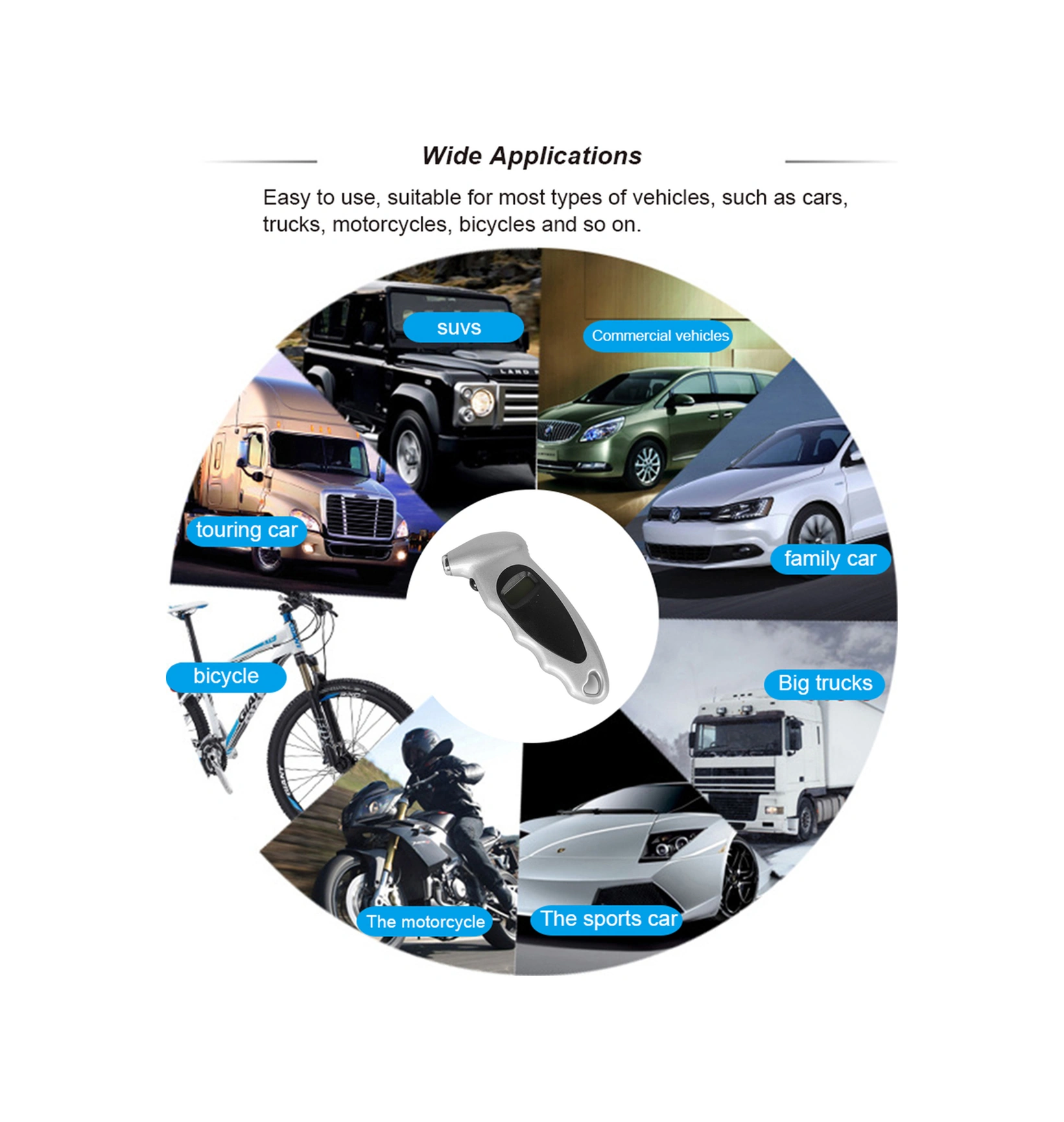 Padalink Dijital Lastik Basınç Ölçer, Arka Işık Lcd Ekranlı, 4 Ölçüm Birimi Psı/bar/kgf/cm²/kpa , Otomatik Sıfırlama, Ergonomik Tasarım