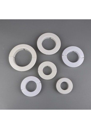 Abs Klima Deliği Kapağı Yuvarlak Duvar Ayrılmış Delik Dekoratif Kapak Yeni Φ45