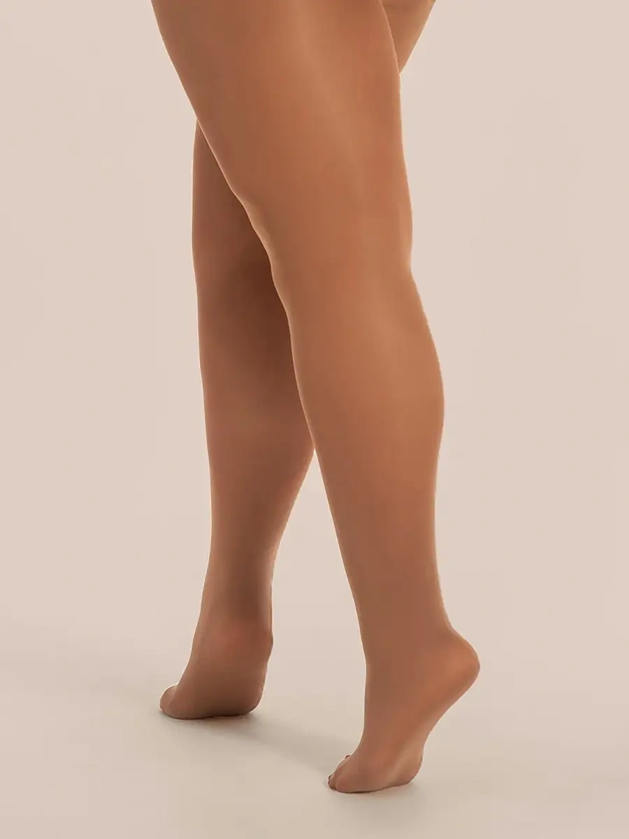 Calzeamo Büyük Beden Sıcak 100 Denye Tayt 57212201 Bej