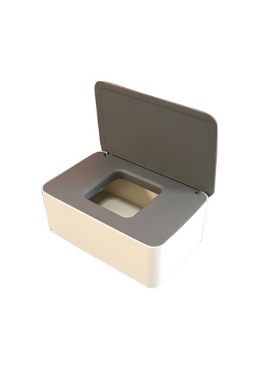 Mufunye Hacimli Tek Kullandım Maske Saklama Kutusu, Evde Kullanıma Uygun, Toz Koruma Ve Hermetik Kapaklı, Pp Malzeme, Taşınabilir Hijyen Kutusu Beyaz