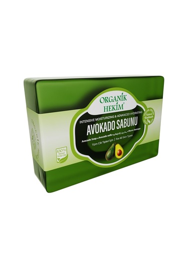 Nemlendirici Etkili Avokado Doğal Katı Sabun - 140 Gr