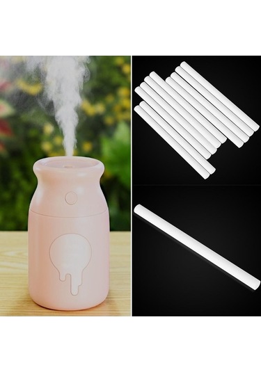 Trendooze Yedek Usb Taşınabilir Pamuk Paket Nemlendirici Mini Hava Filtre Çubukları Çubuklar Bardak 10 İc
