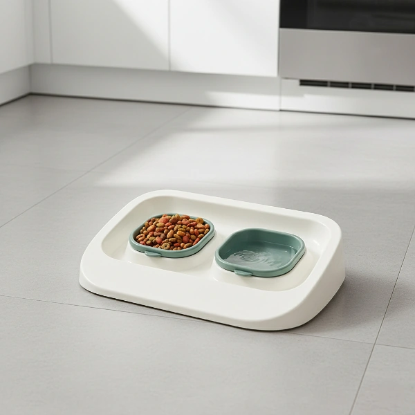 Mikopet Yeşil 2'si 1 Arada Mama Ve Su Kabı