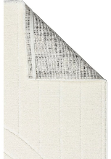 Eko Halı Missori Msr 01 White Modern Makina Halısı Beyaz