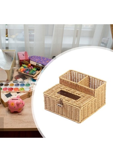 Pazly Tutucusu Tutucuları Suntek Saklama Mendil Kutusu Haki Dokuma Bd Diğer