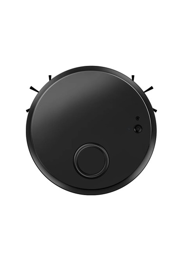 Yenı Otomatik Robotlu Süpürge 3'ü 1 Arada Akıllı Kablosuz Süpürme Islak Ve Kuru Black Siyah