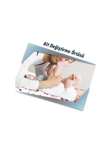Pratikser Tek Kullanımlık Alt Değiştirme Örtüsü Baskılı 50x65 CM - 7 Rulo