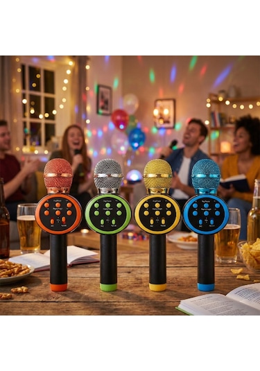 Periboia Kablosuz Karaoke Mikrofonu