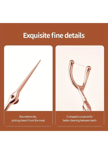 Willowhaven Paslanmaz Çelik Diş İpi Seti, Taşınabilir Yeniden Kullanılabilir Diş İpi Aparatı