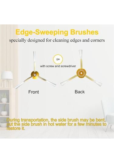 Sointeresting İrobot Roomba 600 Ve 700 Serisi 614 630 635 640 645 650 660 675 680 690 695 760 770 780 Vakumlu Silindir Yan Fırça