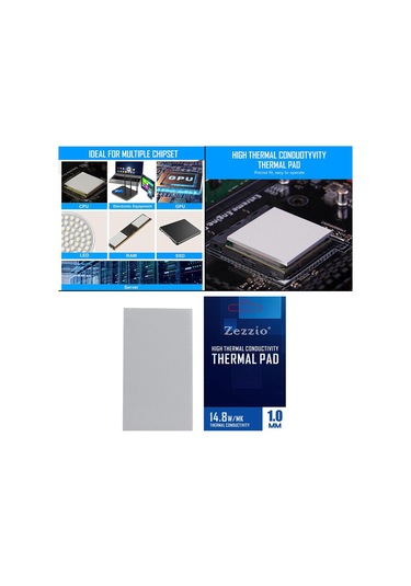 Suntek Gpu/cpu Bellek Ssd Soğutucu 85x45x1.0mm Için Silikon