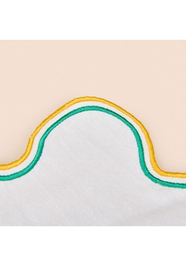 Evidea Soft Nonna Amerikan Servis - Hardal / Yeşil - 30x50 Cm Hardal / Yeşil Hardal - Yeşil