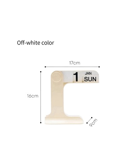 Döndürülebilir Takvim Oturma Odası İçin Döndürülebilir Masa Takvimi Süt Beyazı