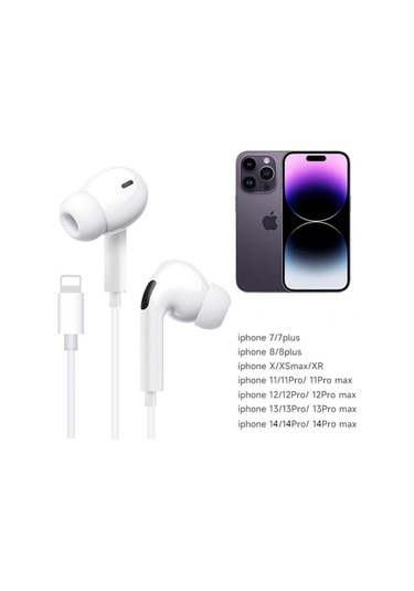 Tg İphone Kulaklık Lightning Mikrofon Bluetooth Beyaz Diğer